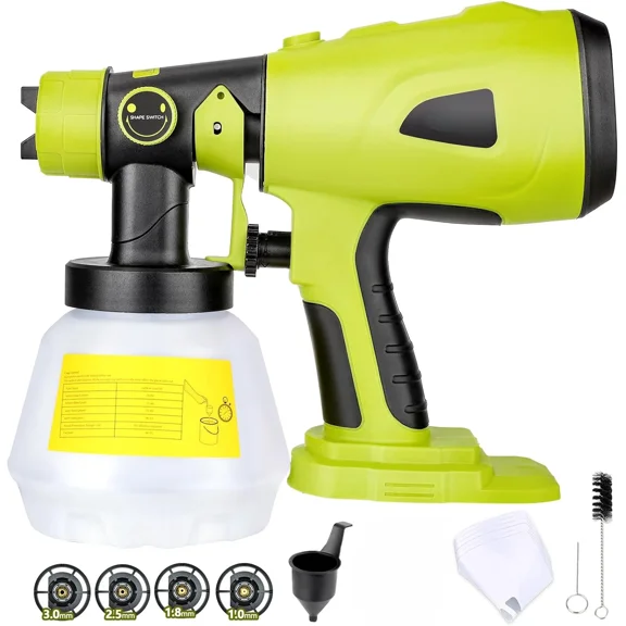 Airless Paint Sprayer Cordless Electric Spray Gun Auto Airbrush kit for Ryobi