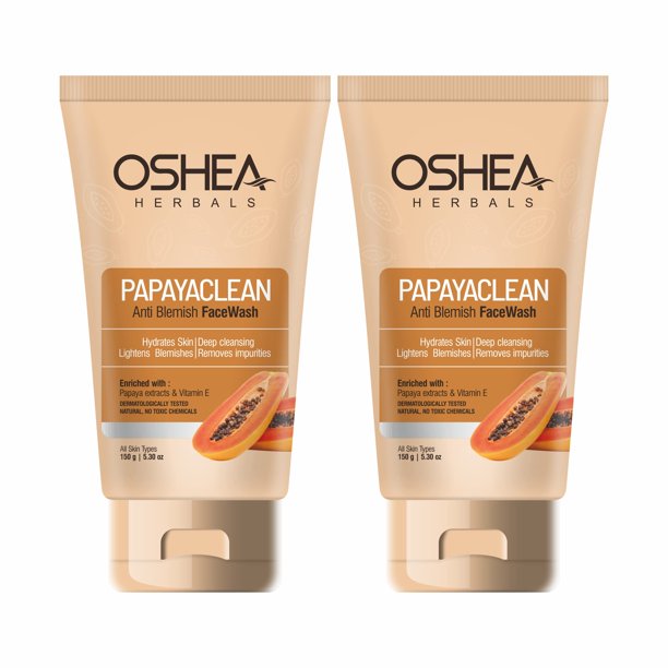 Oshea Herbals Papayaclean Anti Blemishes Face Wash I Hydrates Skin I
