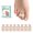 Beige, variant on Welnove Hammer Toe Straightener , 8 Pack Broken Toe Wraps , Hammer Toe Corrector for Women,Size S, Beige