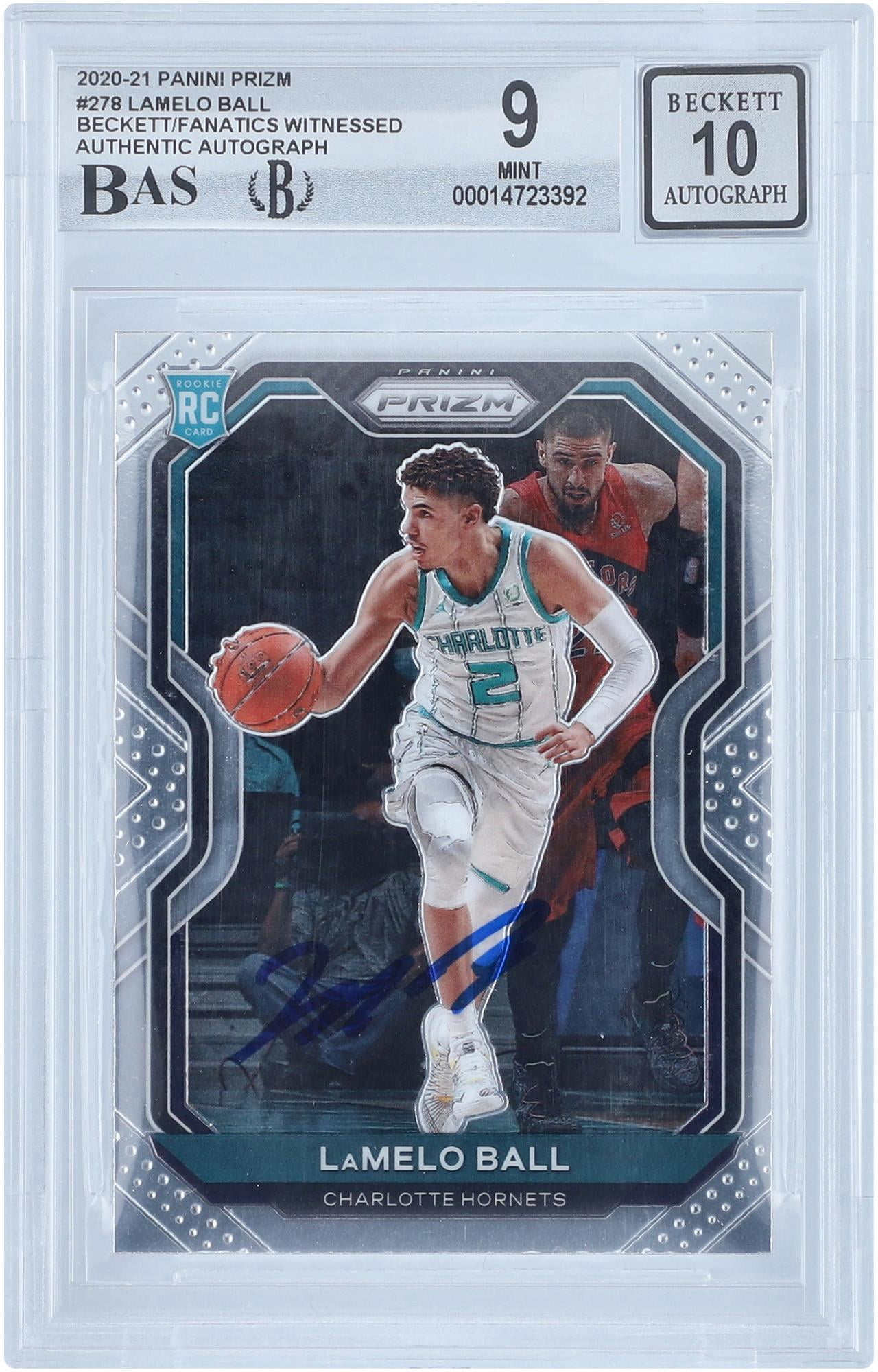 LaMelo Ball Charlotte Hornets Autographed 2020-21 Panini Prizm 