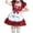 Wine, variant on French Maid Dress Pure Maid Uniform Suit Short Sleeve Square Neck Dress