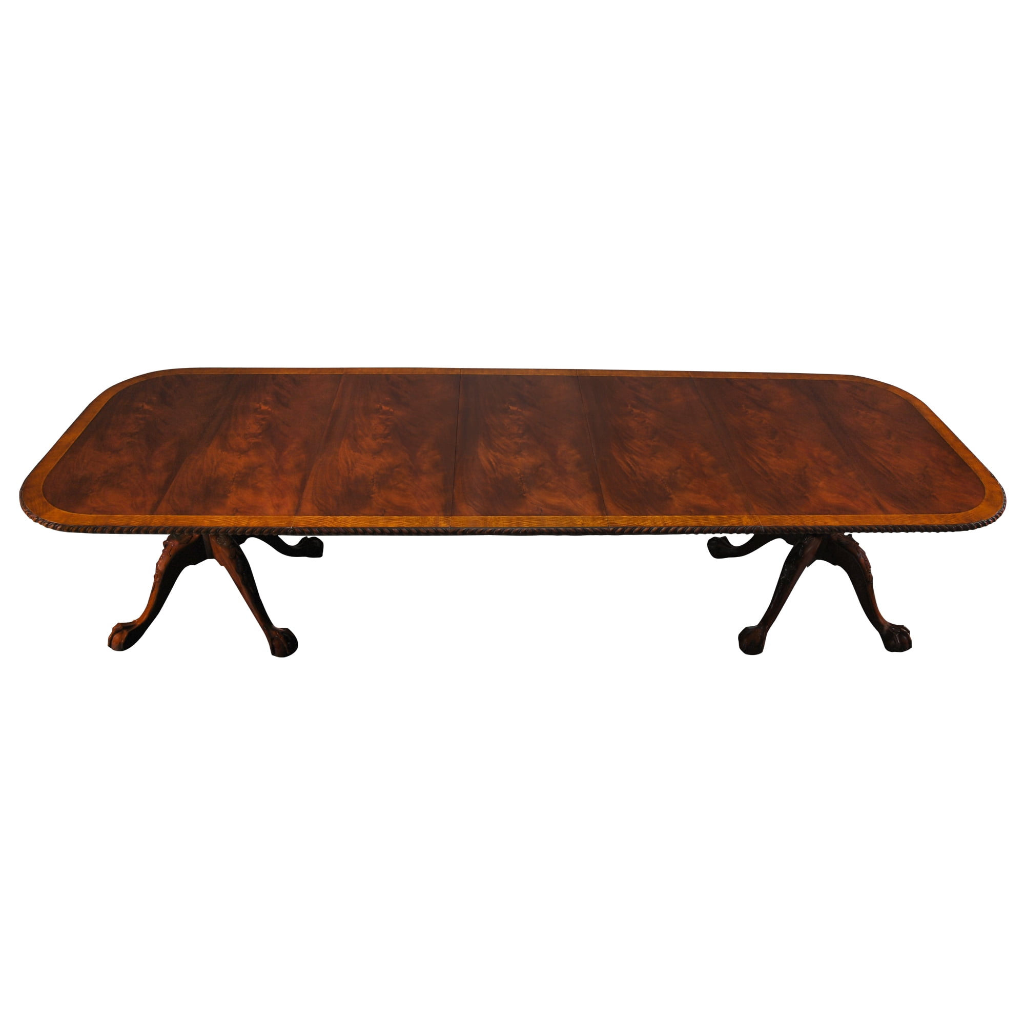 Three Board Ball and Claw Dining Table