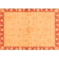 thumbnail image 1 of Ahgly Company Indoor Rectangle Oriental Orange Traditional Area Rugs, 7' x 9', 1 of 4