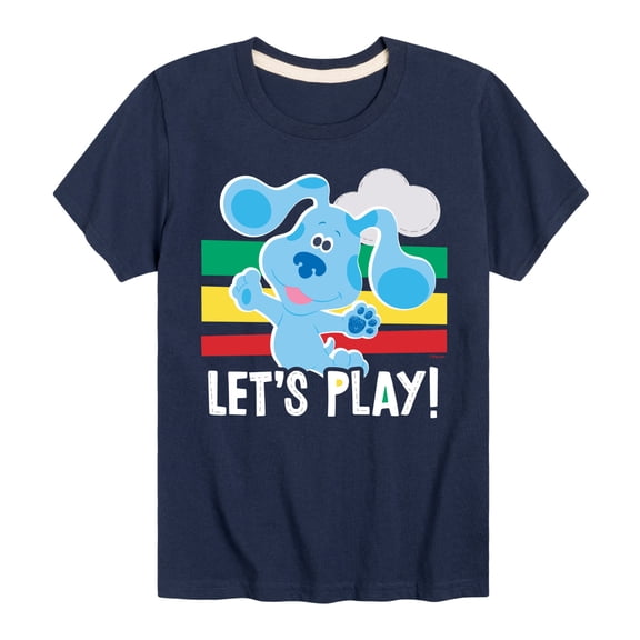 Blue's Clues & You! - Let's Play - Toddler & Youth Short Sleeve Graphic T-Shirt