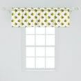 thumbnail image 2 of Ambesonne Honey Bee Window Valance, Graphical Flying Insects, 42" x 18", Yellow Charcoal Grey, 2 of 3