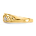thumbnail image 3 of 14k .02ct Diamond Scroll Toe Ring Size, 3 of 3