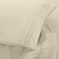 thumbnail image 6 of Lux Decor Collection Solid Bed Sheet Set, 4 Piece Deep Pocket Microfiber Twin Bed Sheets (Twin, Vanilla), 6 of 6