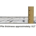 thumbnail image 3 of HR Abstract Area Rug - Non-Slip Rubber Backing, Polyester, Flat Texture, Gold Gray Silver,Multi-Color - Add Modern Elegance to Your Space with a Stunning Printed Design, 3 of 6