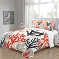 thumbnail image 4 of Home Bedding Set Fish Shell Comforter Cover Set Teen Adult Creative Seafloor Bedspreads,King (90"x104"), 4 of 5