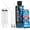 Vibrant Blue, variant on Pool Leak Detection Dye Kit - 75+ Tests - 2 Stainless Steel Precision Applicators - Superior Long Lasting Pool Dye Easily Locates Leaks - for All Pool, Spa, & Hot Tub Types - 8 OZ (Vibrant Blue)