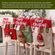 thumbnail image 2 of Ounissouiy Funda para silla de comedor de Navidad en 3D, funda para muebles para sala de estar, Papá Noel, copo de nieve, antimacassar, Kits de decoración para fiestas Papá Noel, 2 of 6