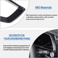thumbnail image 3 of TINKI Dashboard Panel Trim Cover Frame Fit for Chevrolet Corvette C8 2020-2023, ABS Center Console Dash Board Trim Frame, Dial Dashboard Moulding Decorative Accessories, 3 of 12