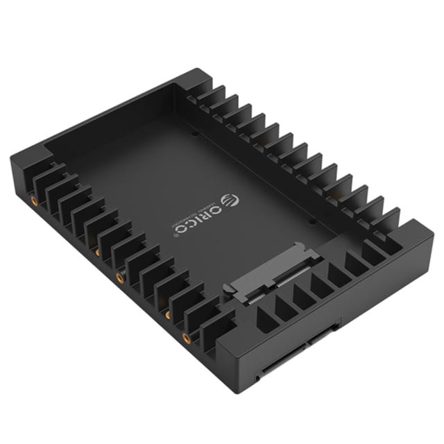 Orico Adaptador de disco duro de 2,5 a 3,5 pulgadas Convertidor de unidad de disco duro Soporte de montaje Accesorio de computadora ABS a prueba de fuego seitruly EL004887-00B