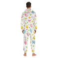 thumbnail image 4 of FORMRS Onesies Pajama for Adults Unisex Hoodie Winter Jumpsuit One Piece Sleepwear, Sizes S-2XL, Colorful Easter Eggs, 4 of 7