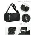 thumbnail image 6 of Nylon Gym Bag Large Gym Bag Travel Duffel Bag with Shoulder Strap for Sports Yoga and Weekend Trips(Black,1Pcs) Rkxzt, 6 of 6