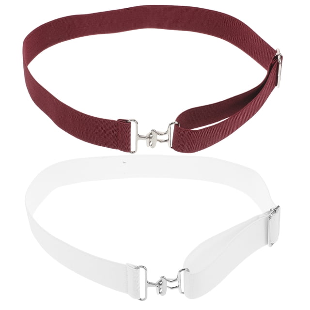 Cinturón ajustable de 2 piezas para mujer, cinturón elástico ecuestre para montar a caballo, accesorios de vestir, cinturón elástico.