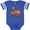 Football Blue and White, variant on Inktastic My Pawpaw is a Firefighter with Fire Truck Boys or Girls Baby Bodysuit