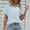 44-Light Blue, variant on SELONE Peplum Tops for Women Dressy Short Sleeve Tops Blouses Regular Fit T Shirts Pullover Tees Tops Solid T-Shirts V Neck Tops Casual Blouses Button Up Button Down T Shirts Breathable Mint Green XXL