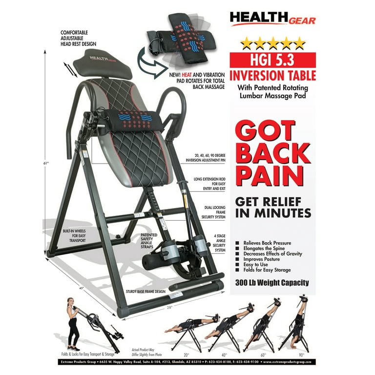 Back Stretcher Machine Innova Health And Fitness Innova ITM5900