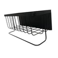 thumbnail image 3 of Estante magnético para refrigerador, versátil especiero de acero inoxidable, soporte para refrigerador Negro, 3 of 9
