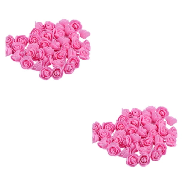 Injueey 500 piezas de accesorio definitivo para todos los proyectos de bricolaje con excelentes materiales y cabeza de rosa DIY rosa rosa 2Conjunto