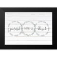 thumbnail image 2 of Kimberly, Allen 14x11 Black Modern Framed Museum Art Print Titled - Grateful Thankful Blessed, 2 of 5