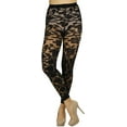 thumbnail image 5 of ToBeInStyle Women's Sheer Floral Lace Footless Tights - Black, 5 of 7