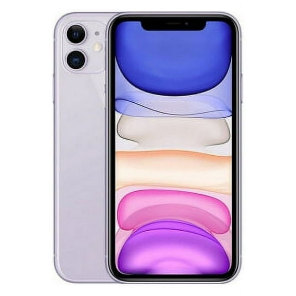 Restored Apple iPhone 11 128GB Purple Fully Unlocked B Grade Used (Refurbished)