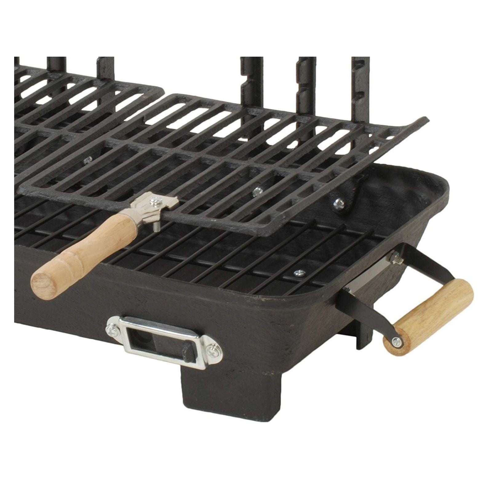 30052AMZ Kay Home Product's Cast Iron Hibachi Charcoal Grill, 10 by 18-Inch (Limited Edition)