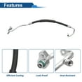 thumbnail image 4 of Manguera de Refrigerante de A/C para Hyundai Santa Fe 2013-2018 Línea de Manguera de Presión de Aire Acondicionado No. 977622W500 Caucho Hierro, 4 of 6