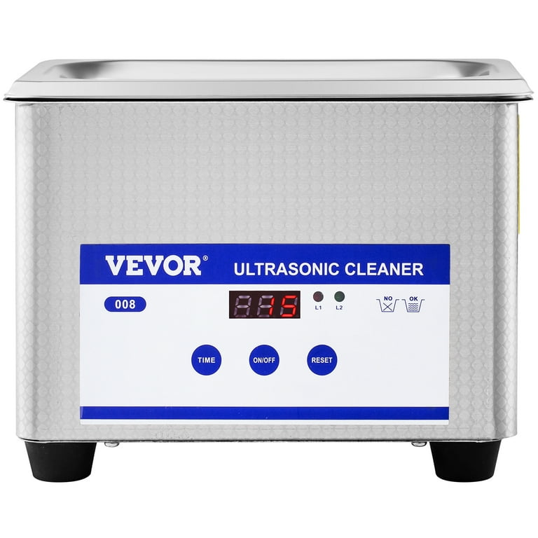 VEVOR 0.8L Professional Ultrasonic Cleaner 304 Stainless Steel Digital Lab  Ultrasonic Cleaner with Timer for Jewelry Watch Glasses Circuit Board