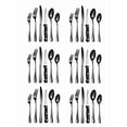 thumbnail image 1 of Juego Xtellar De Cubiertos Negros Con Cuchillos Dentados, 24 Piezas Color Negro, 1 of 5