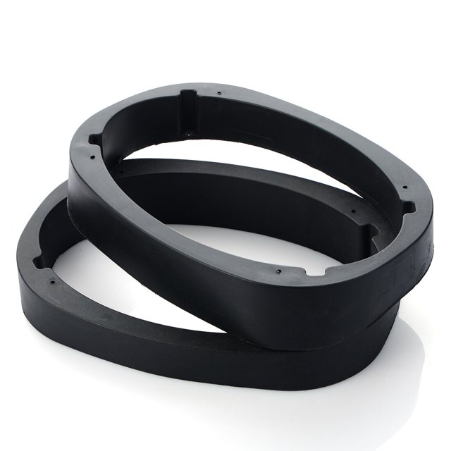 Almacén virtual 1 par de almohadillas para altavoces de plástico 6x9 huecas negras<无品牌> ANGGREK Otros