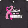 thumbnail image 4 of Inktastic Breast Cancer Awareness I Support My Grammy with Pink Ribbon Youth T-Shirt, 4 of 5