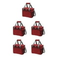thumbnail image 3 of Wweixi Convenient And Practical Thermal Bag Helper For Family Gatherings Space-saving Winered 5Set, 3 of 6