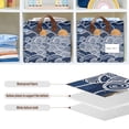 thumbnail image 4 of Yayeee Foldable Storage Basket for Shelves Waterproof Cloth Bins with Handles, Blue Night Sky, 4 of 7