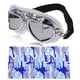 thumbnail image 1 of Gafas de montar para motocicleta plegables de PC PU esponja para motocross y ATV, lente tono plateado, marco blanco, 1 of 6