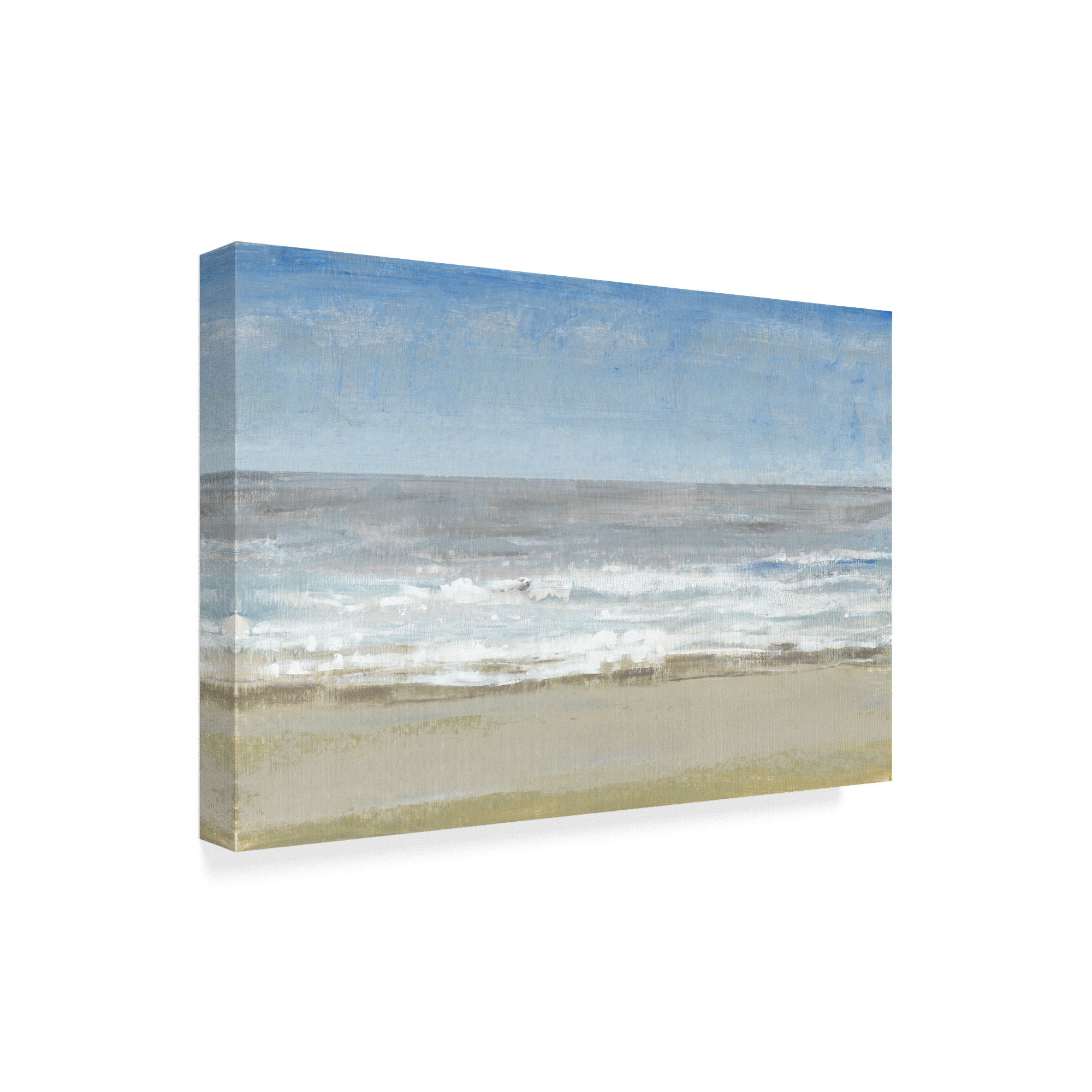 Trademark Fine Art 'Beach Walking Day I' Canvas Art by Tim OToole