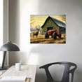 thumbnail image 3 of COMIO  Deer Wall Art for Living Room Canvas Prints Decor Decoration Deer Tractor Farm Wildlife Hunting Picture Glass Surface Artwork for Bedroom Home Office, 3 of 4