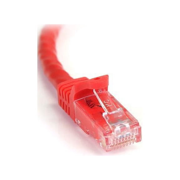 StarTech 100ft CAT6 Ethernet Cable - Red CAT 6 Gigabit Ethernet Wire - 250Mhz 100W PoE RJ45 UTP Network Patch Cord Snagless with Strain Relief (N6PATCH100RD)