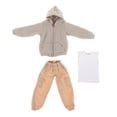 thumbnail image 2 of 1:12 Scale Mans Figure Fashion Clothes for 6inch Male Action Figures Costume Khaki, 2 of 8