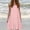 *Pink, variant on ClodeEU Women's Sleeveless Crewneck Tiered Ruffle Midi Dress,Casual Loose Summer Beach Sundress Black,Women's Plus L