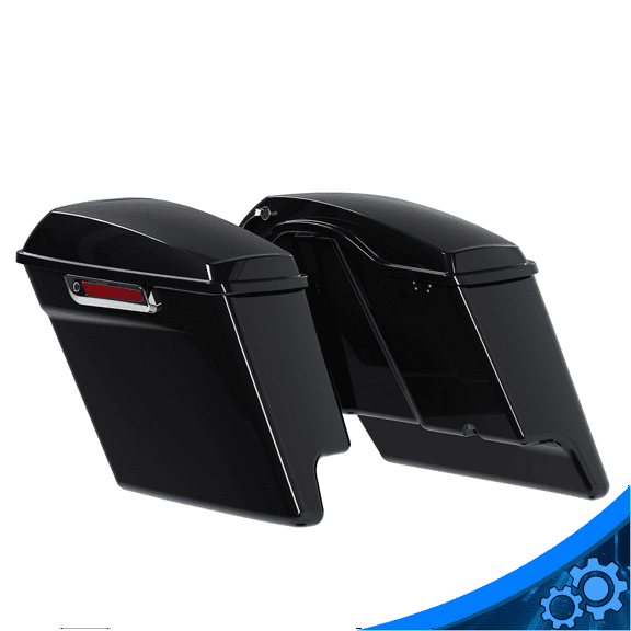 5" Extended Stretched Saddlebags Bag For Harley Touring Road Street Glide 14-24