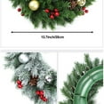 thumbnail image 5 of 14" Christmas Decoration Wreath For Front Door Wall Hanging Ornament For Xmas Party Indoors Outdoors Home Decor Xmas Decoration, 5 of 8