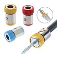 thumbnail image 6 of 3Pcs Drill Head Screwdriver Bits Strong Magnetizer Metal Magnetic Ring Red, 6 of 9