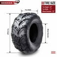 thumbnail image 5 of 2 WANDA Mud Sling 8 Ply ATV Tires 24x11-10 for 05-16 Kawasaki Mule 610 4x4 Rear, 5 of 11