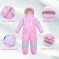 thumbnail image 4 of Kuleyang Breathable Kids Ski Suit One-Piece Waterproof Windproof, Premium Matte Snowsuit for Boys Girls, Winter Jumpsuit Overalls for Skiing Snowboarding Hiking Camping, 4 of 7