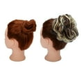 thumbnail image 6 of Pony Tail Hair Extension Bun Big Wave Curls Hairpiece Wrap Chignon Scrunchie Synthetic Hair for Women, 6 of 8