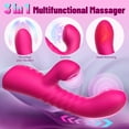thumbnail image 2 of Vibrators Adult Sex ToysThrusting Rabbit Vibrator Dildo With 3 Telescopic Speeds, 10 Vibration Modes, 10 Suction Modes,Rechargeable Vibrating Dildo Adult Sex Toys For Women & Couple, 2 of 6