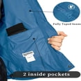 thumbnail image 4 of 33 000ft Men‘s Packable Rain Jacket Hooded Lightweight Waterproof Rain Shell Jacket Raincoat for Hiking Golf Cycling, 4 of 6